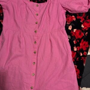 Old Navy Pink Midi Dress